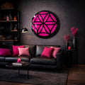 Large Resin Mandala Wall Art | Custom Colour Geometric Wall Sculpture | 90 cm Statement Resin Artwork | Modern Luxury Home Decor