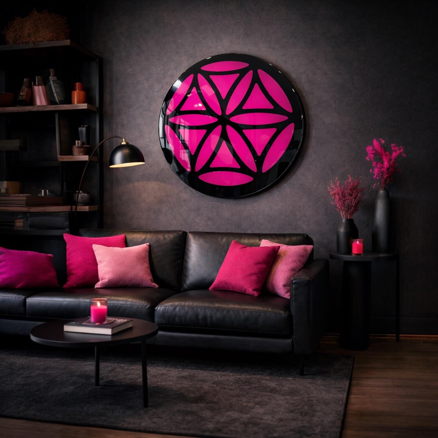 Large Resin Mandala Wall Art | Custom Colour Geometric Wall Sculpture | 90 cm Statement Resin Artwork | Modern Luxury Home Decor