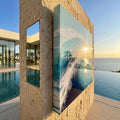 Medium Resin Ocean Wave Art | Coastal Wall Decor | Handmade Beach Artwork | Ocean Wave Wall Hanging | Luxury Coastal Home Decor