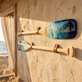 Epoxy Resin Paddle Wall Art: Ocean Wave Nautical Decor (120 cm)